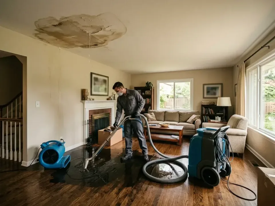 attic-pipe-burst-ceiling-drip-008 — frequently asked questions, Water Damage Restoration & Carpet Care in Deatsville, AL